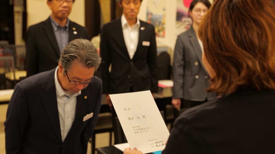 宇土市倫理法人会 園田 達 幹事エディオン宇土ピア店　 株式会社ダイワ電化センター　部長