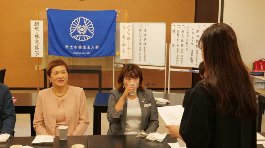 水前寺倫理法人会の野島規子　宇土市倫理法人会