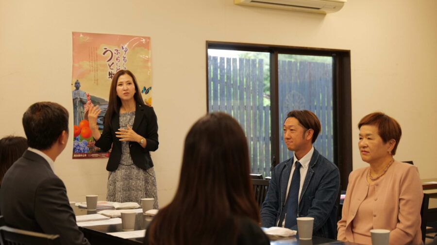 水前寺倫理法人会の野島規子　宇土市倫理法人会